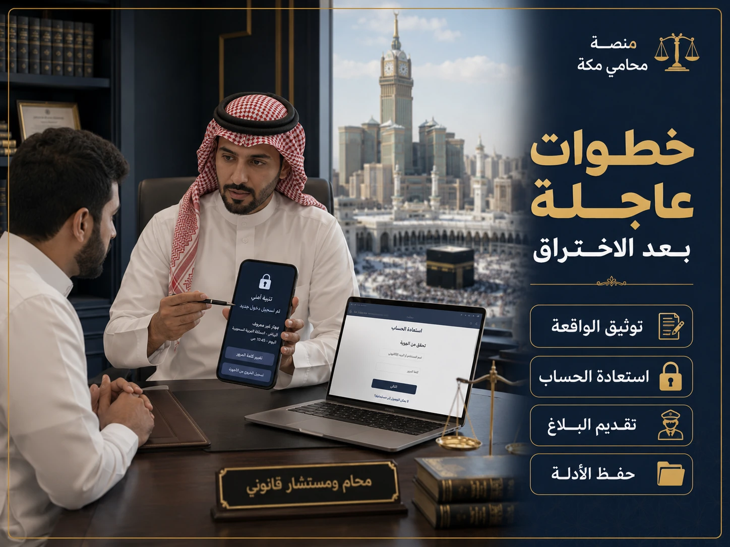 خطوات عاجلة بعد الاختراق