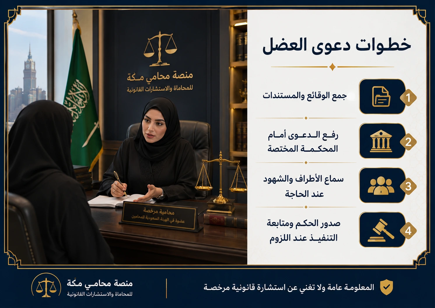 خطوات دعوى العضل في السعودية