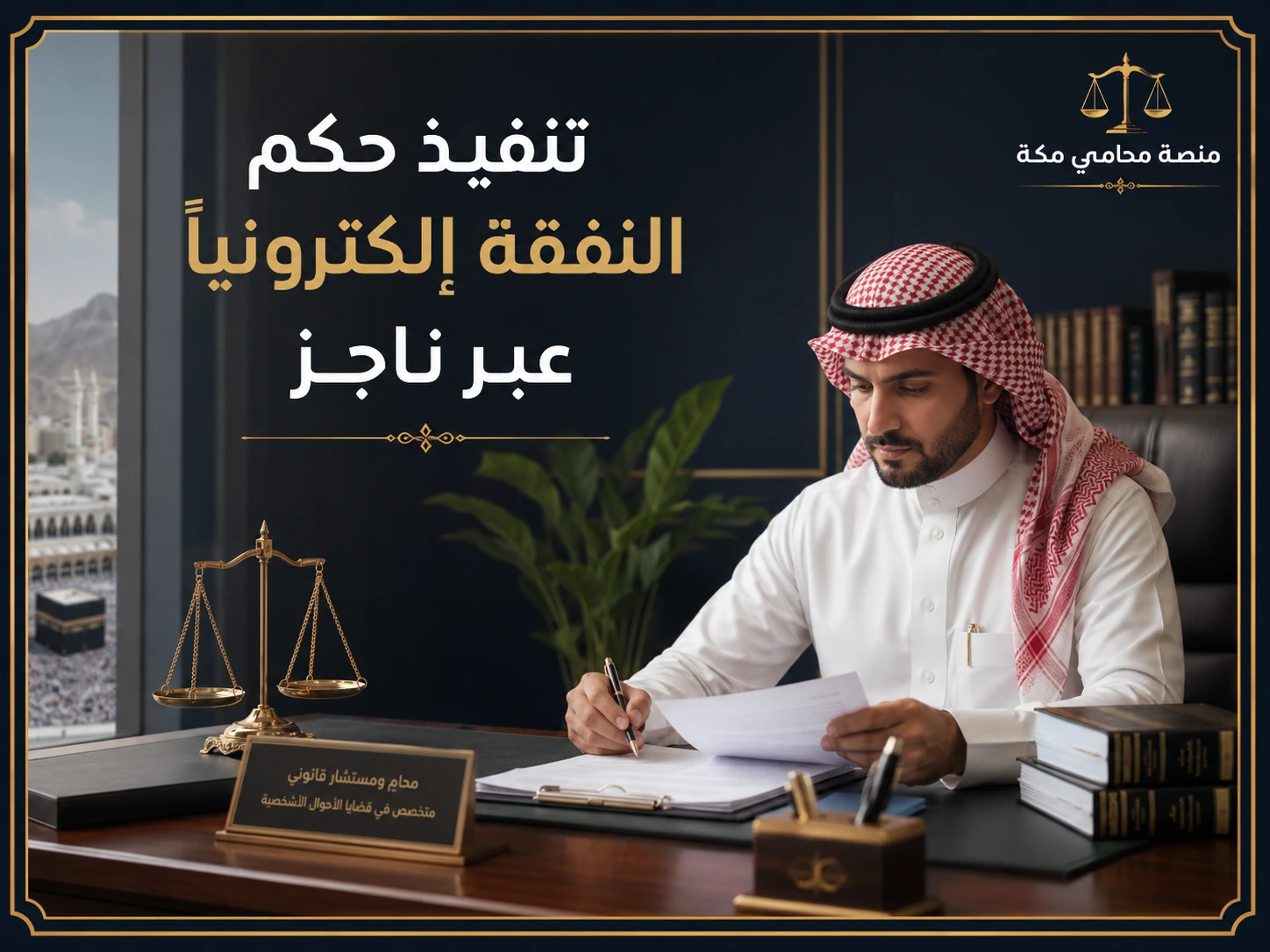 تنفيذ حكم النفقة إلكترونيًا عبر ناجز