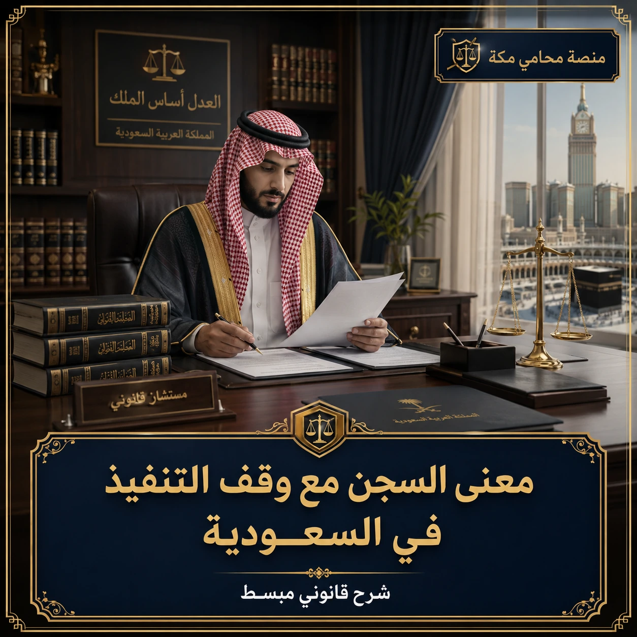 معنى السجن مع وقف التنفيذ في السعودية