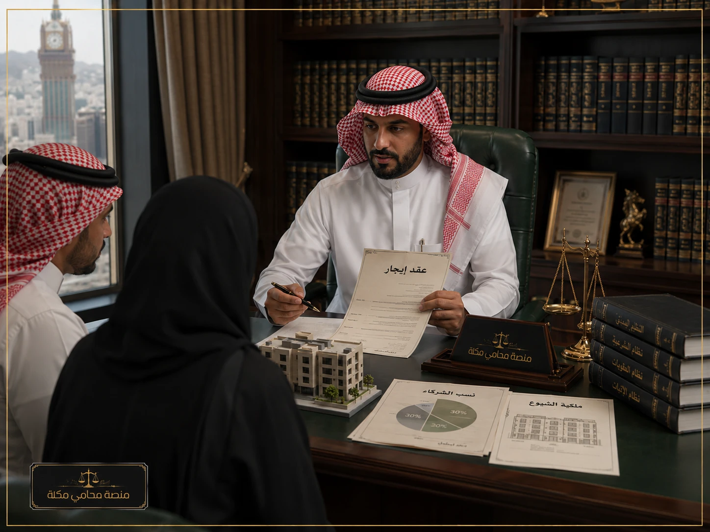 استشارة قانونية حول عقد إيجار في مال شائع ونسب الشركاء