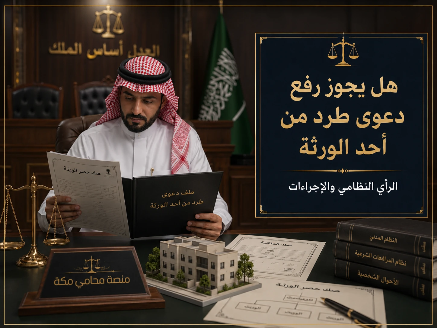 هل يجوز رفع دعوى طرد من أحد الورثة في السعودية