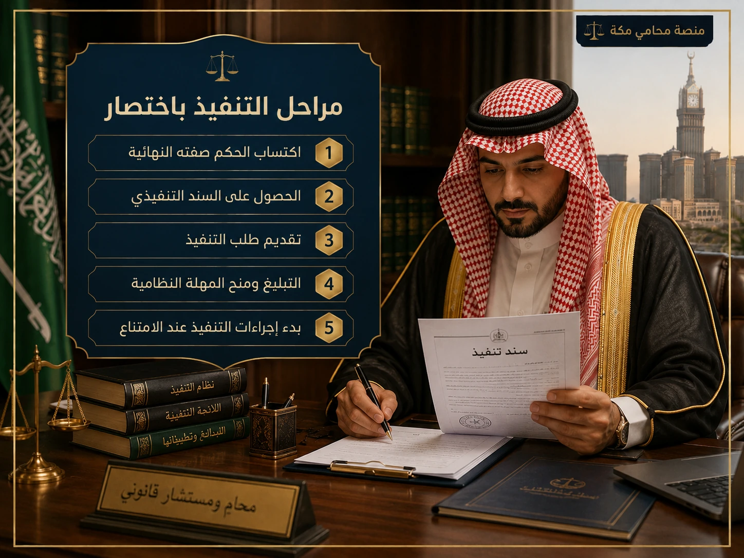 مراحل تنفيذ الحكم في السعودية