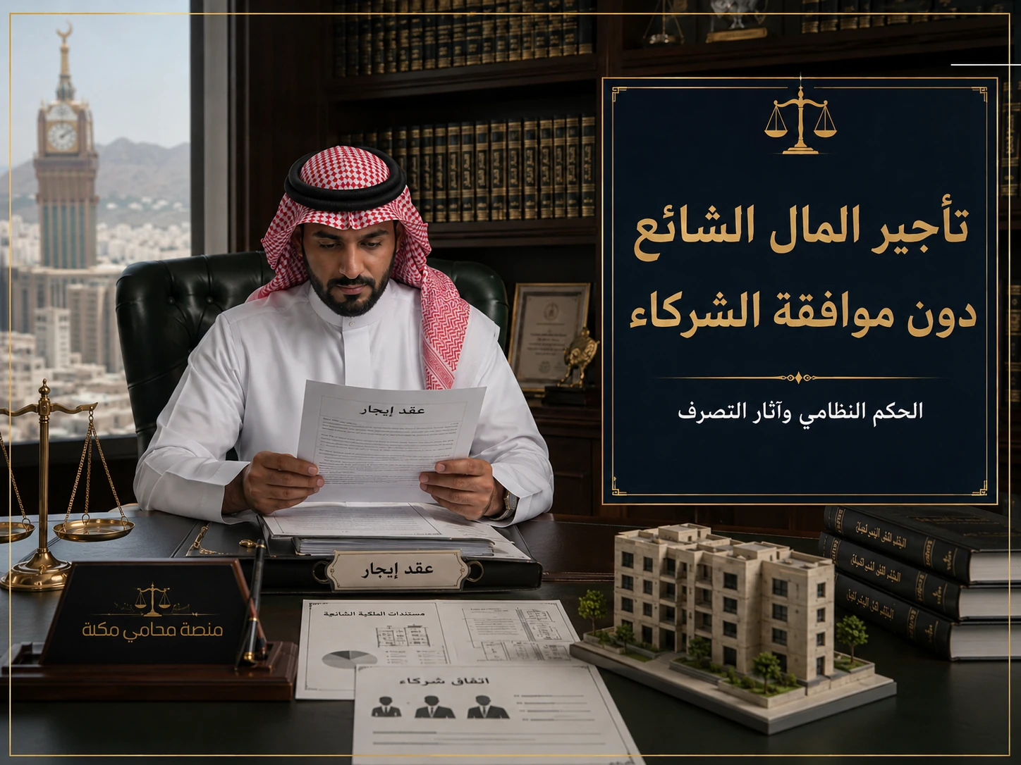 تأجير المال الشائع دون موافقة الشركاء في السعودية