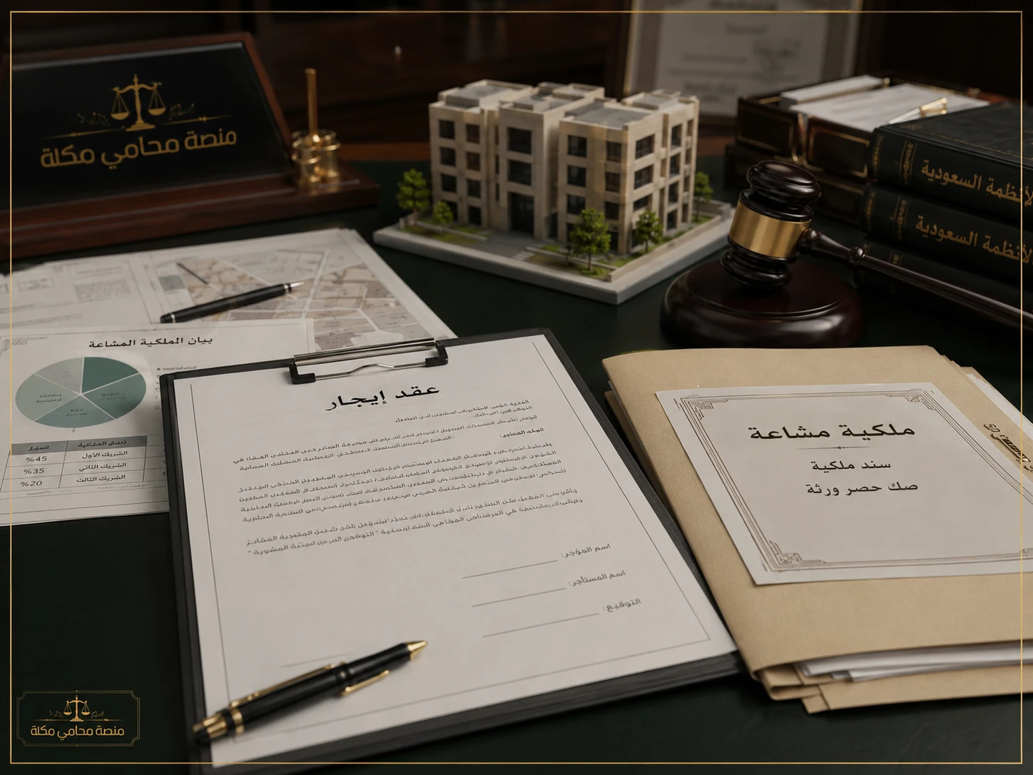 عقد إيجار المال الشائع ووثائق موافقة الشركاء