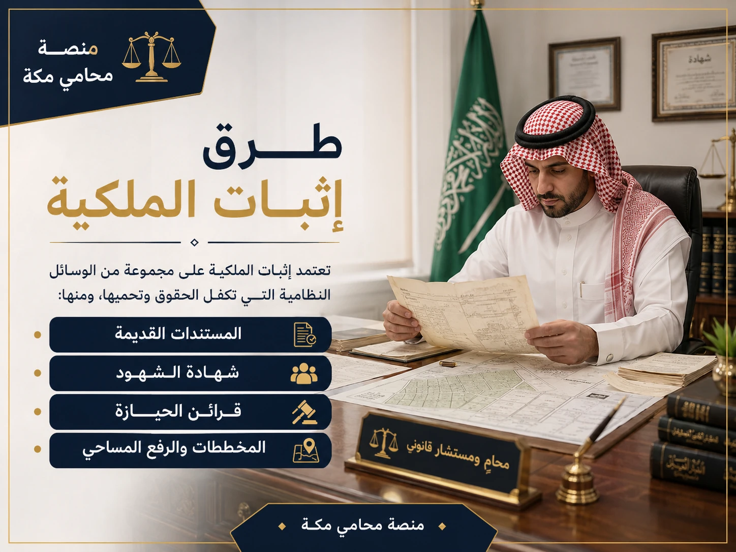طرق إثبات الملكية عند البناء على أرض بدون صك
