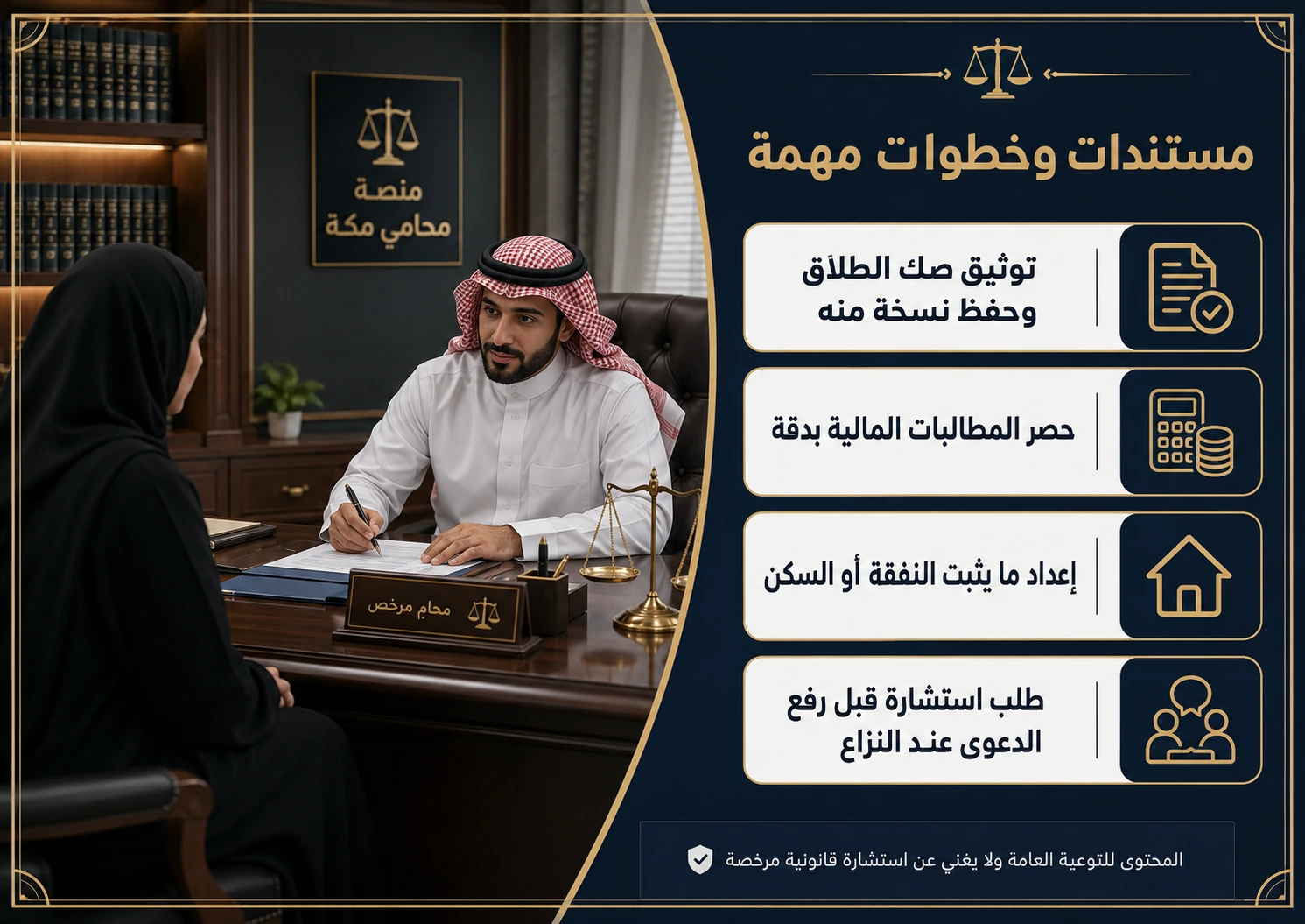 مستندات وخطوات المطالبة بحقوق الزوجة بعد الطلاق