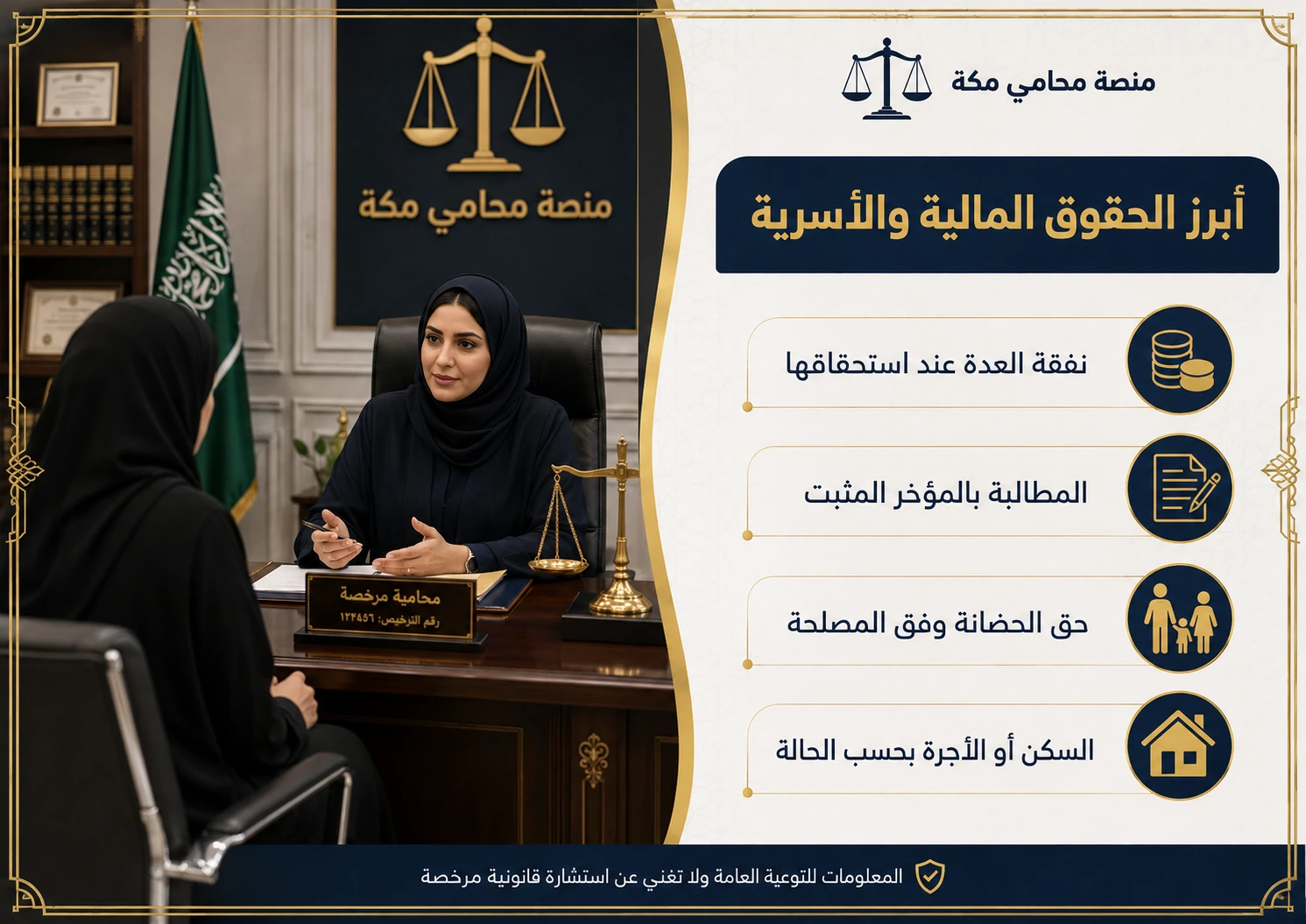 أبرز الحقوق المالية والأسرية بعد الطلاق