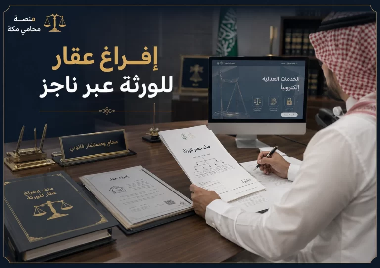 إفراغ عقار للورثة عبر ناجز