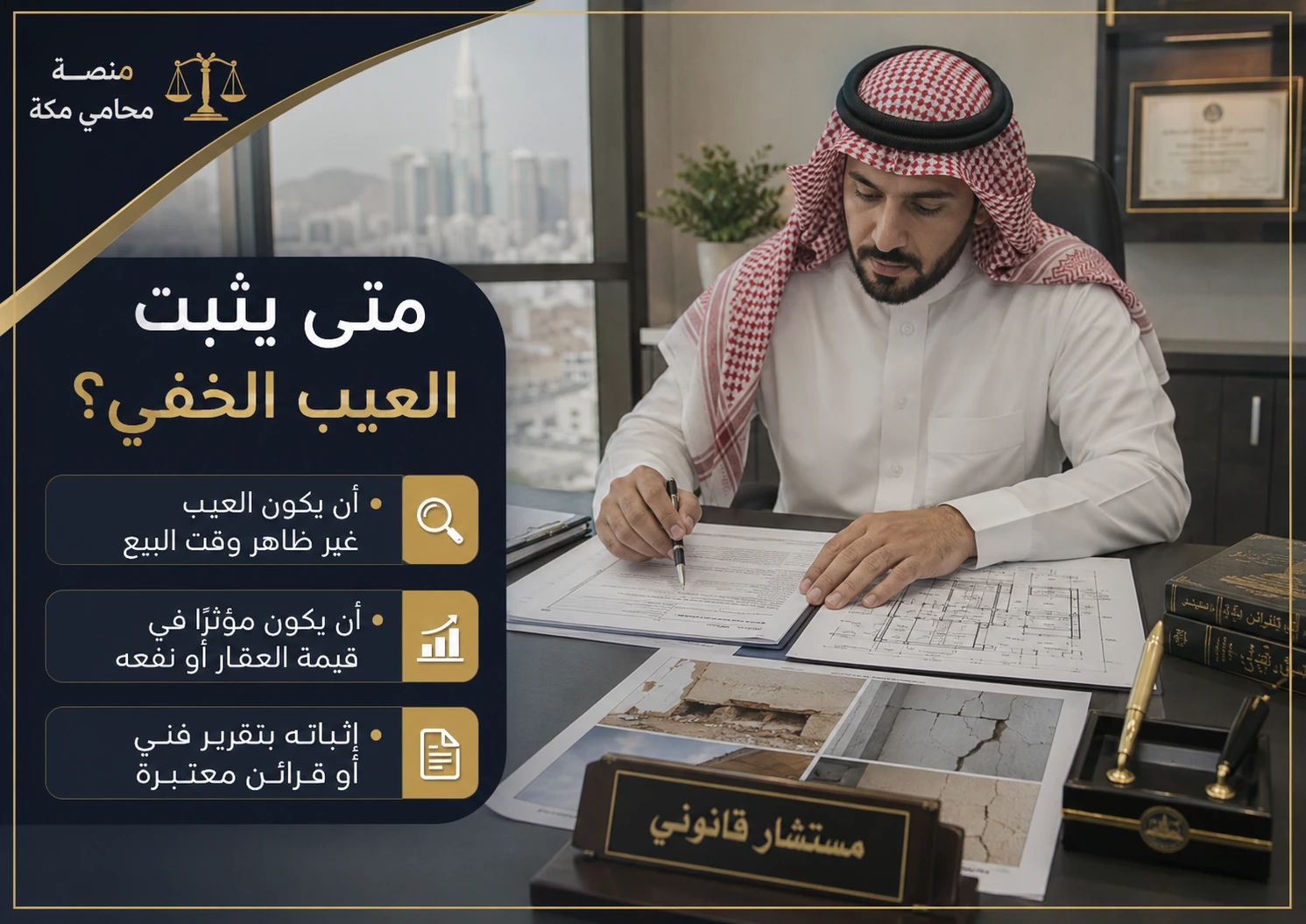 متى يثبت العيب الخفي في العقار