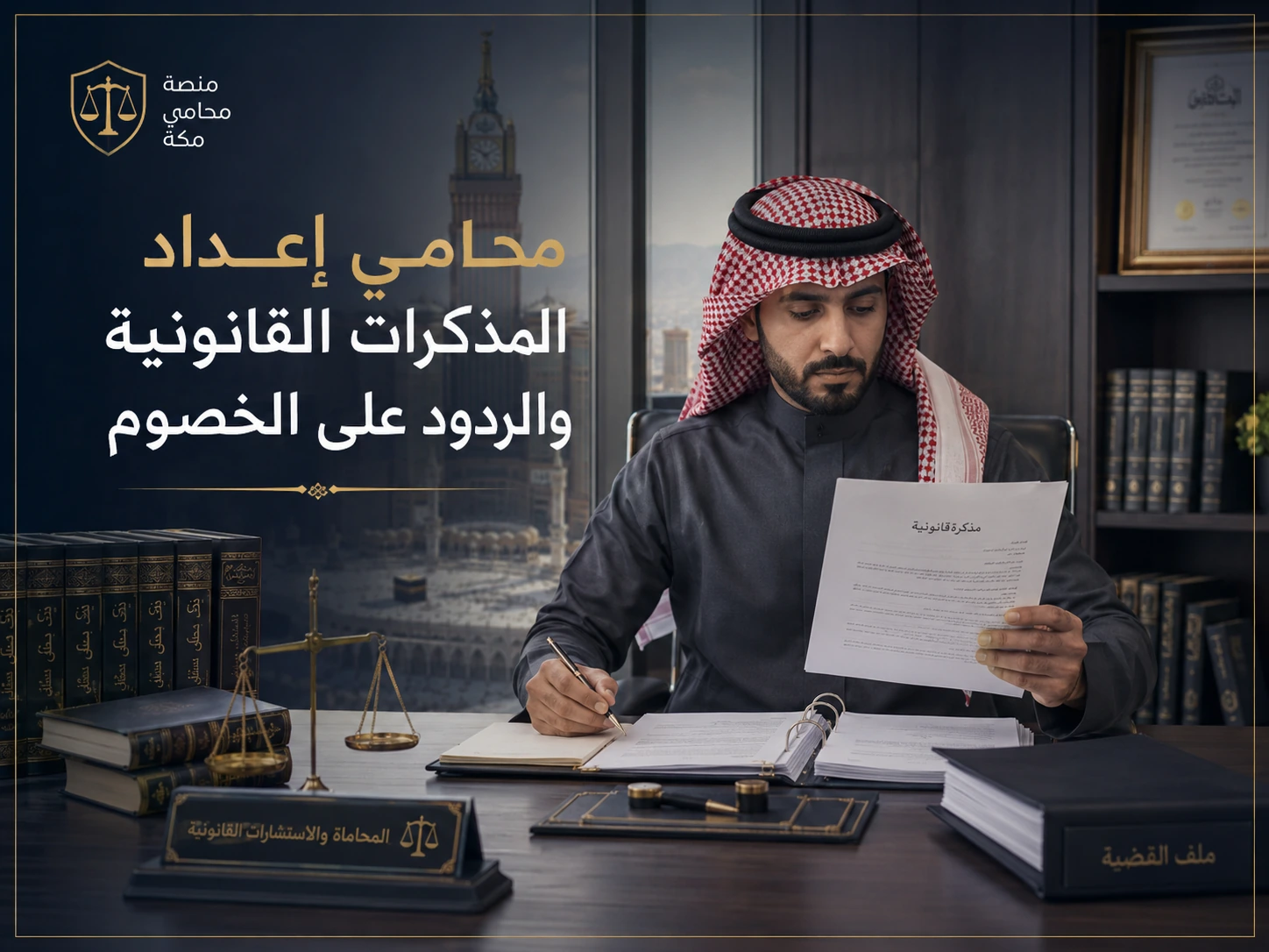 محامي إعداد المذكرات القانونية والردود على الخصوم