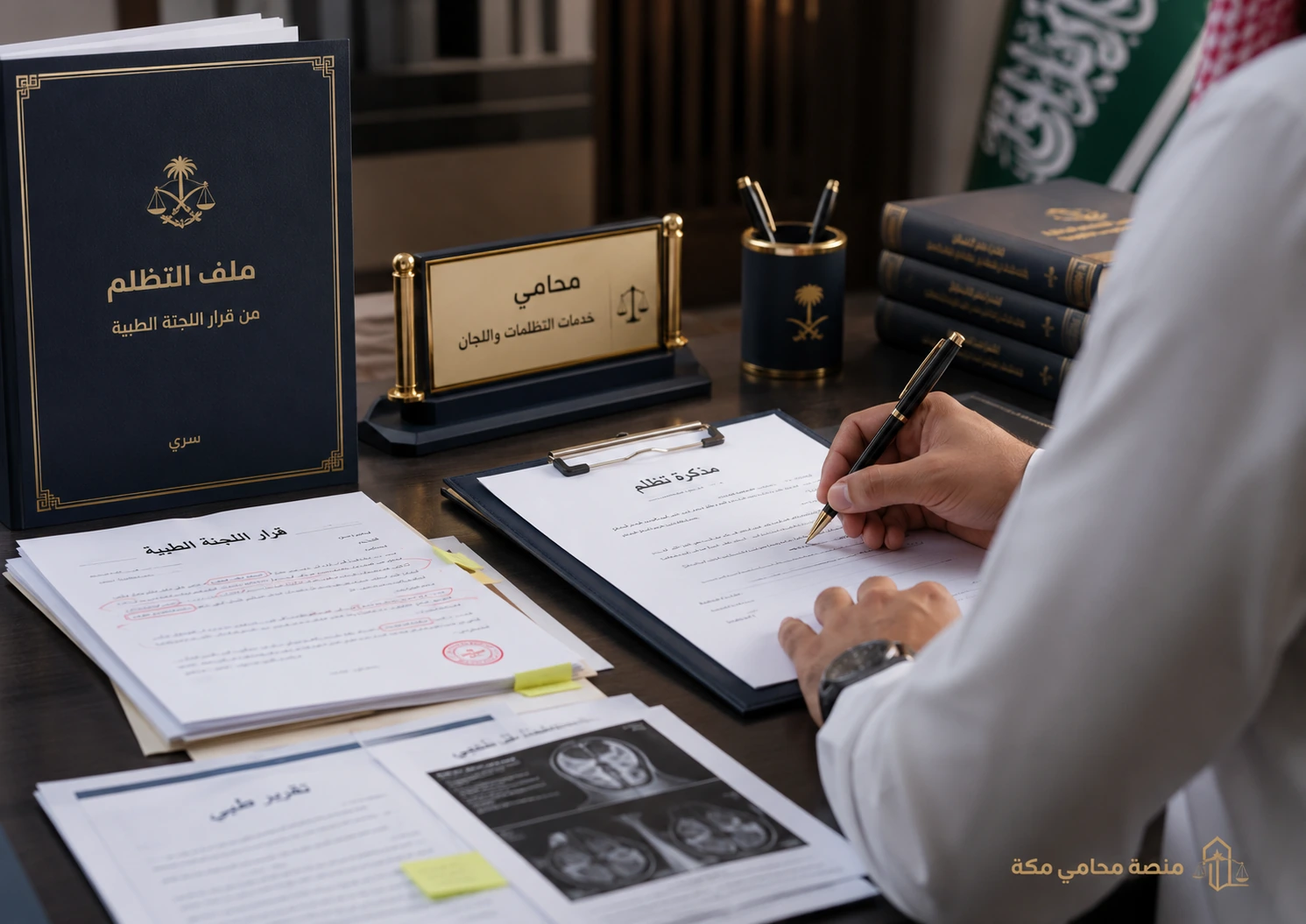 إنفوجرافكس مدد وخطوات الاعتراض على قرار خطأ طبي