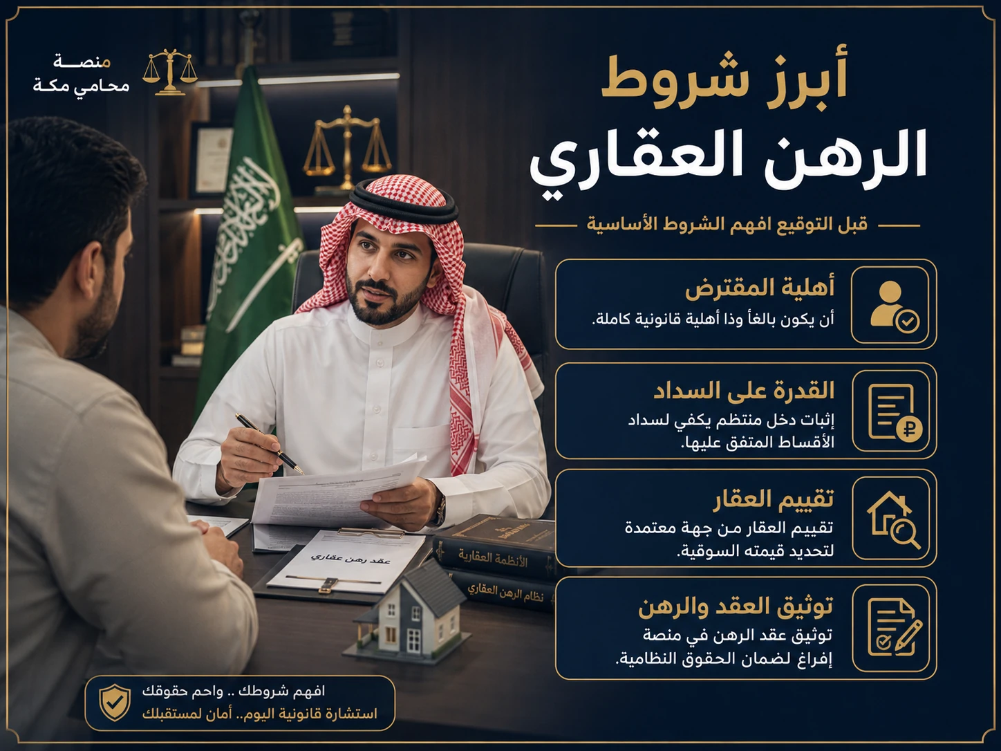 أبرز شروط الرهن العقاري في السعودية
