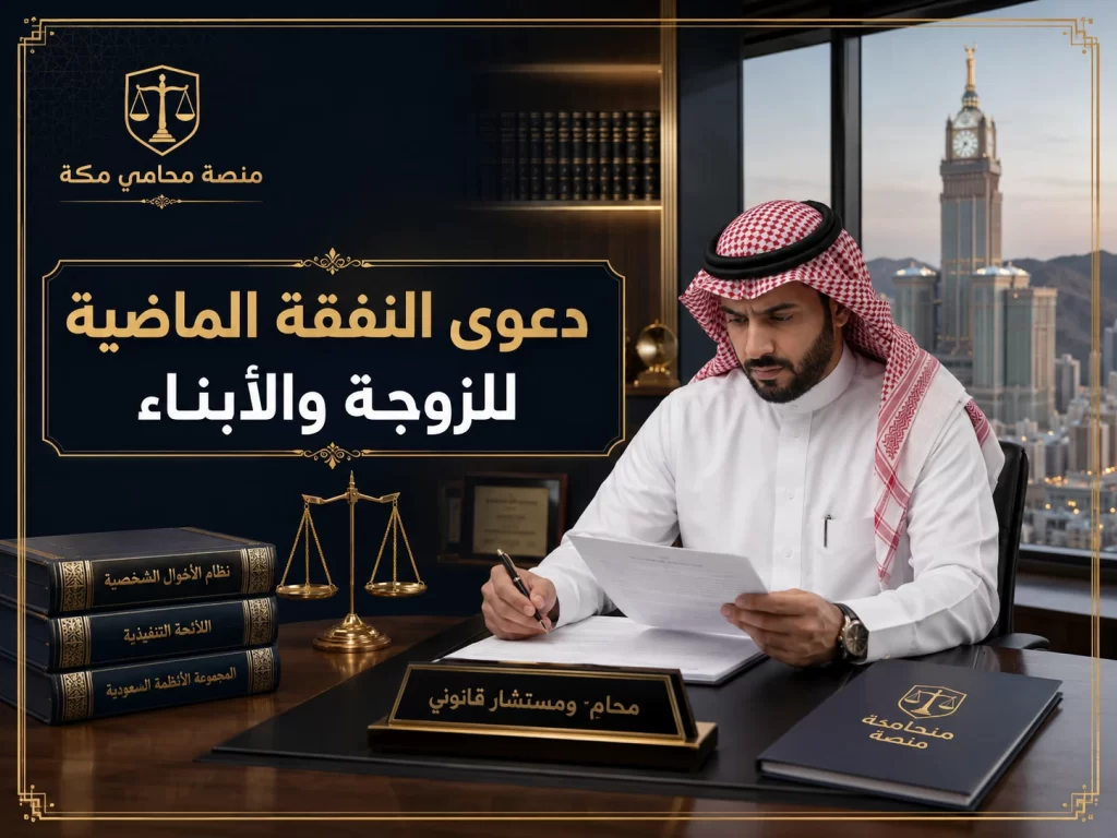 دعوى النفقة الماضية للزوجة والأبناء