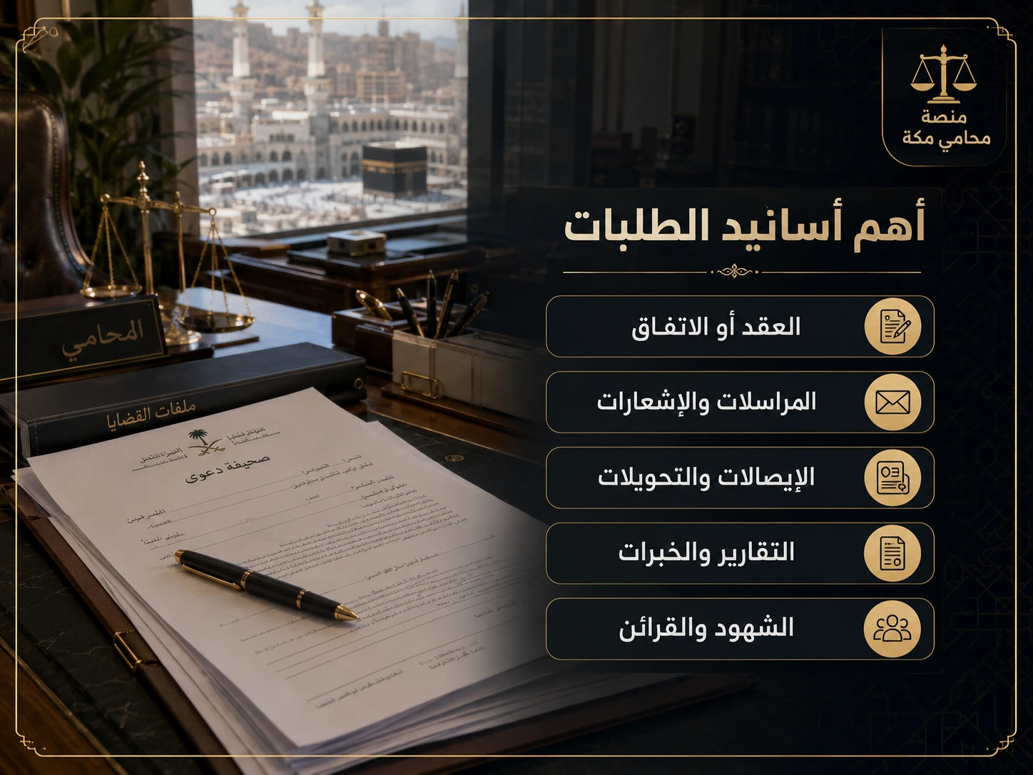 نموذج صحيفة دعوى احترافي في السعودية