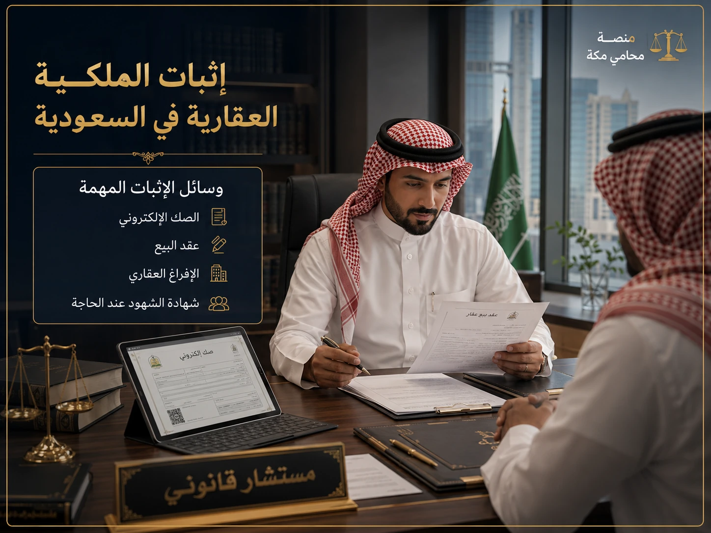 وسائل إثبات الملكية العقارية في السعودية
