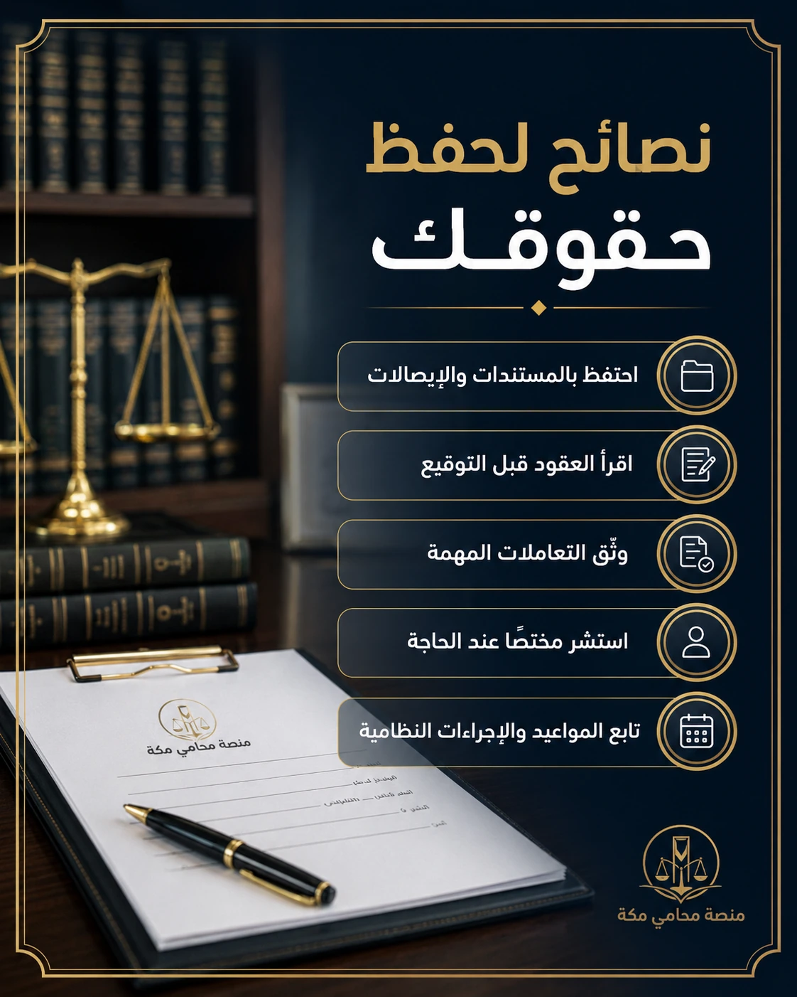 نصائح عملية لحفظ الحقوق القانونية