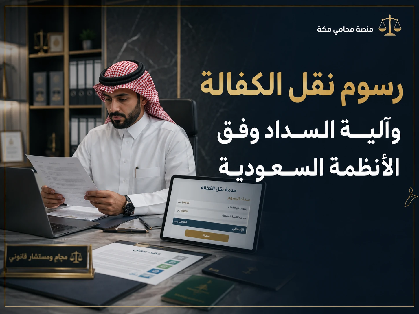 رسوم نقل الكفالة وآلية السداد وفق الأنظمة السعودية