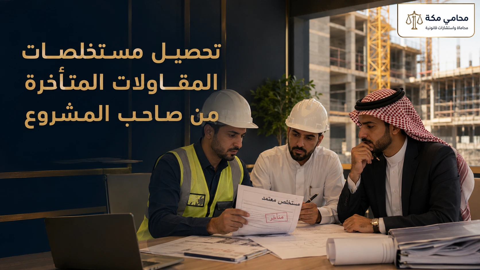 تحصيل مستخلصات المقاولات المتأخرة من صاحب المشروع