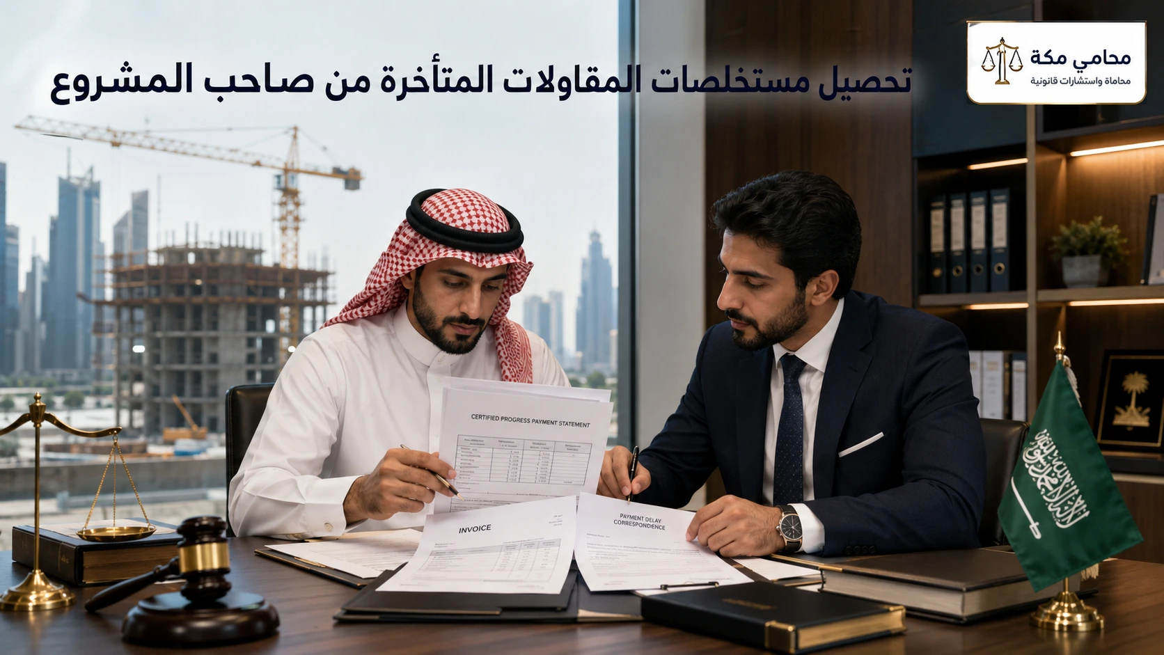 مراجعة مستخلصات المقاولات المتأخرة