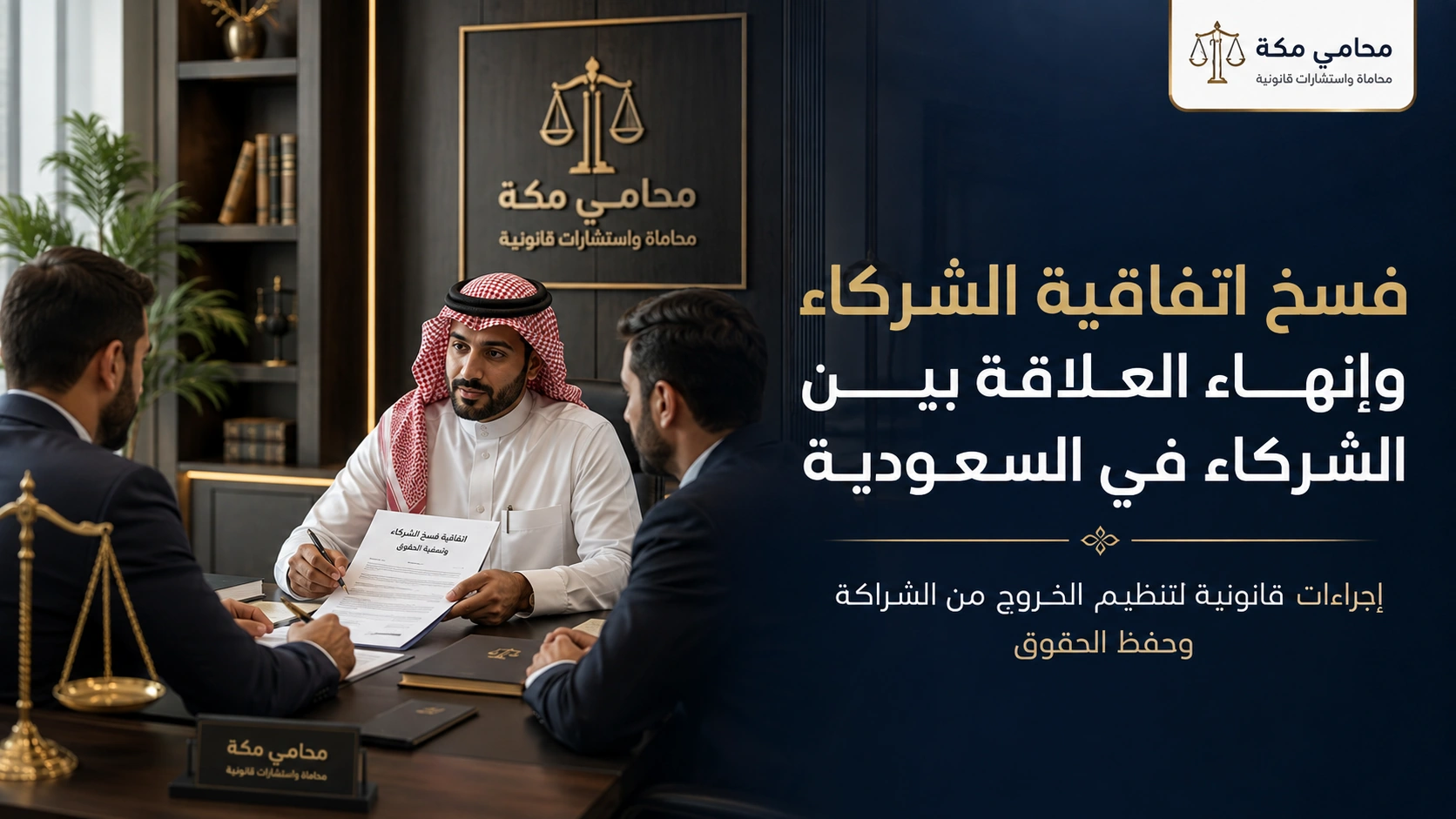 إجراءات إنهاء العلاقة بين الشركاء