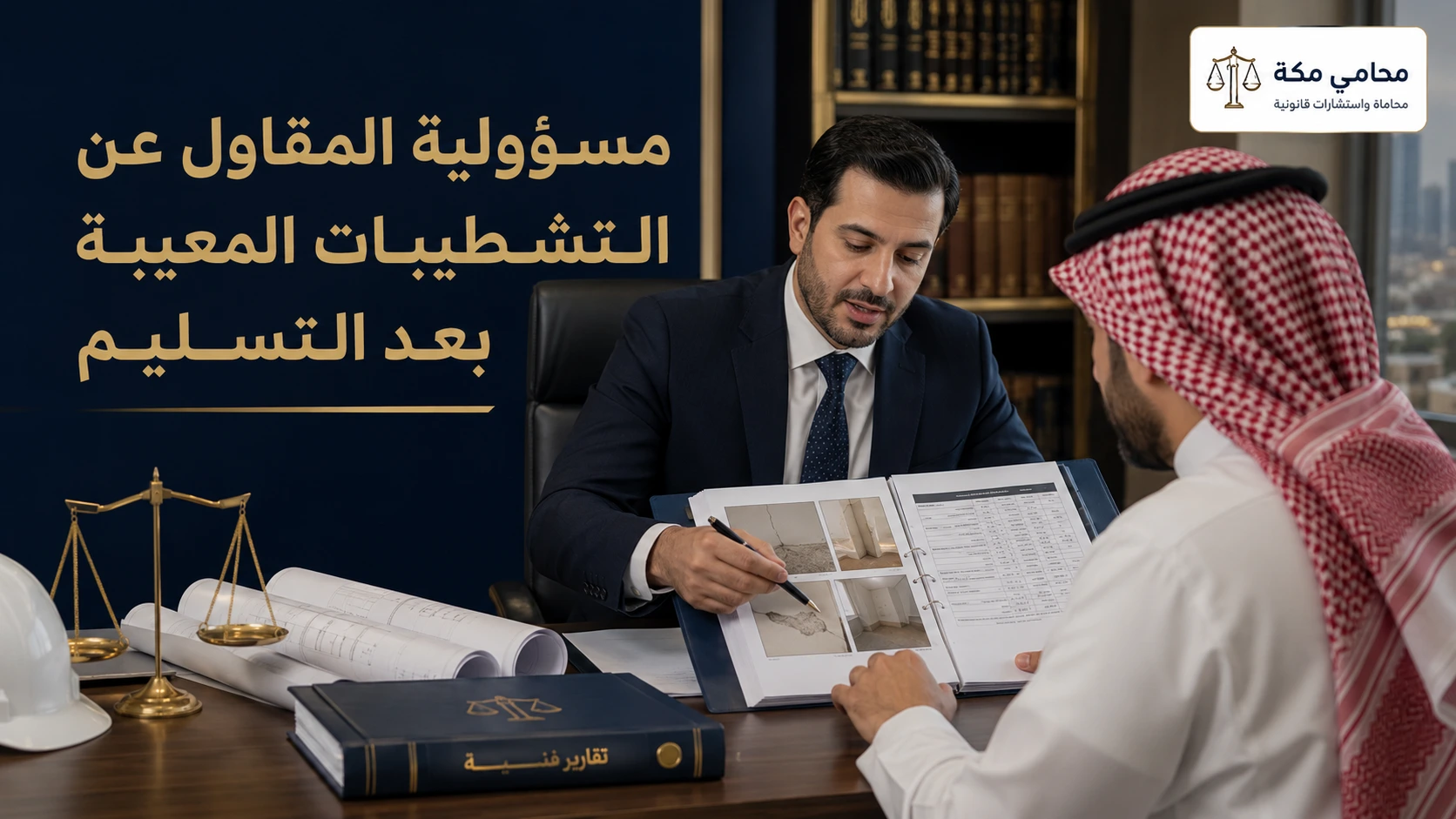 استشارة قانونية حول عيوب التشطيبات