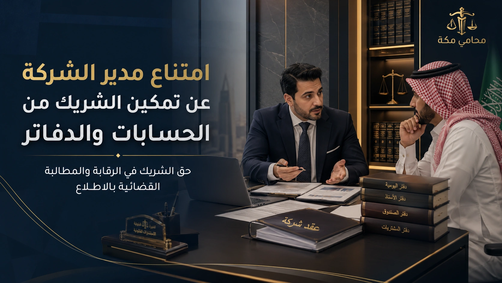 حق الشريك في الاطلاع على الحسابات والسجلات