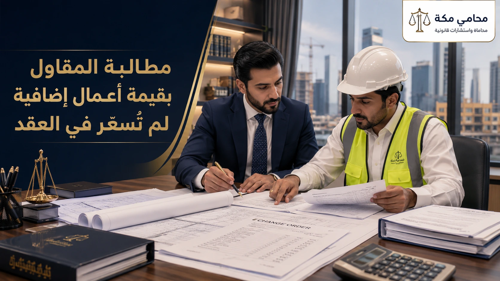 نزاع المطالبة بقيمة أعمال إضافية لم تسعر في العقد