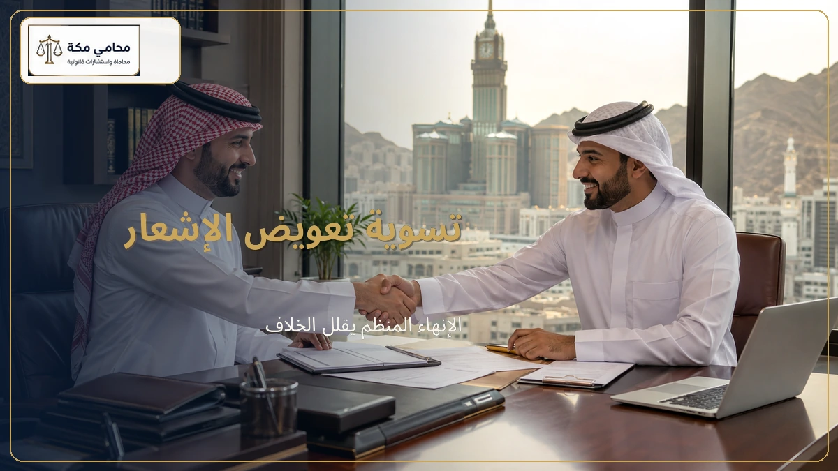 تسوية تعويض الإشعار