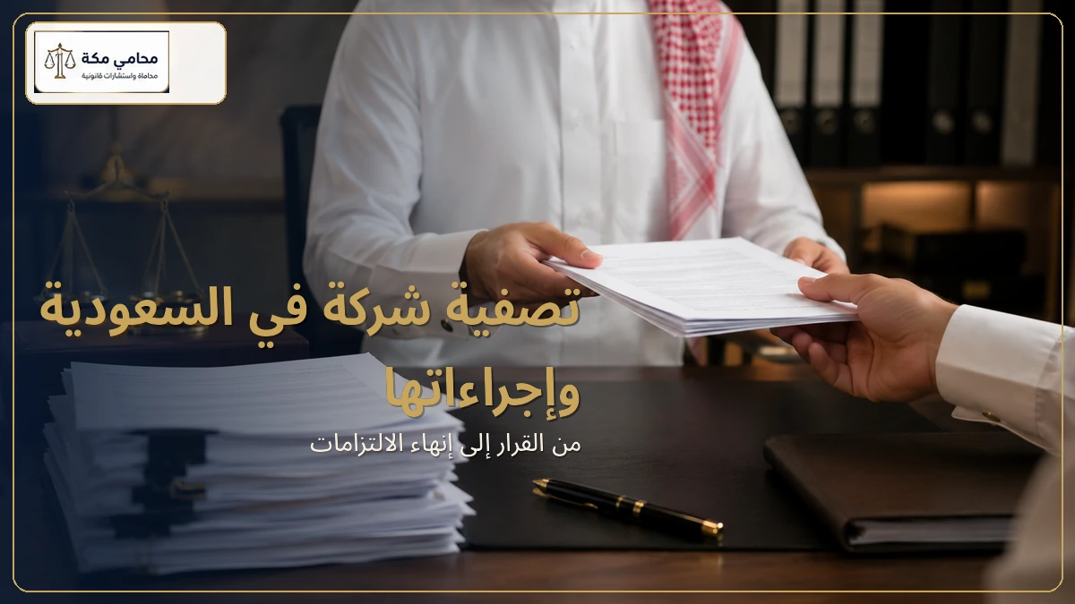 تصفية شركة في السعودية وإجراءاتها