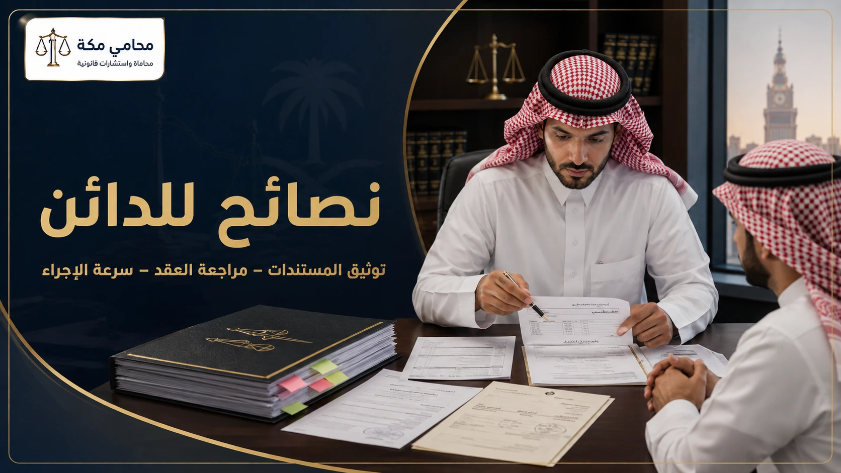 مطالبة قانونية موثقة لتحصيل دين متعثر