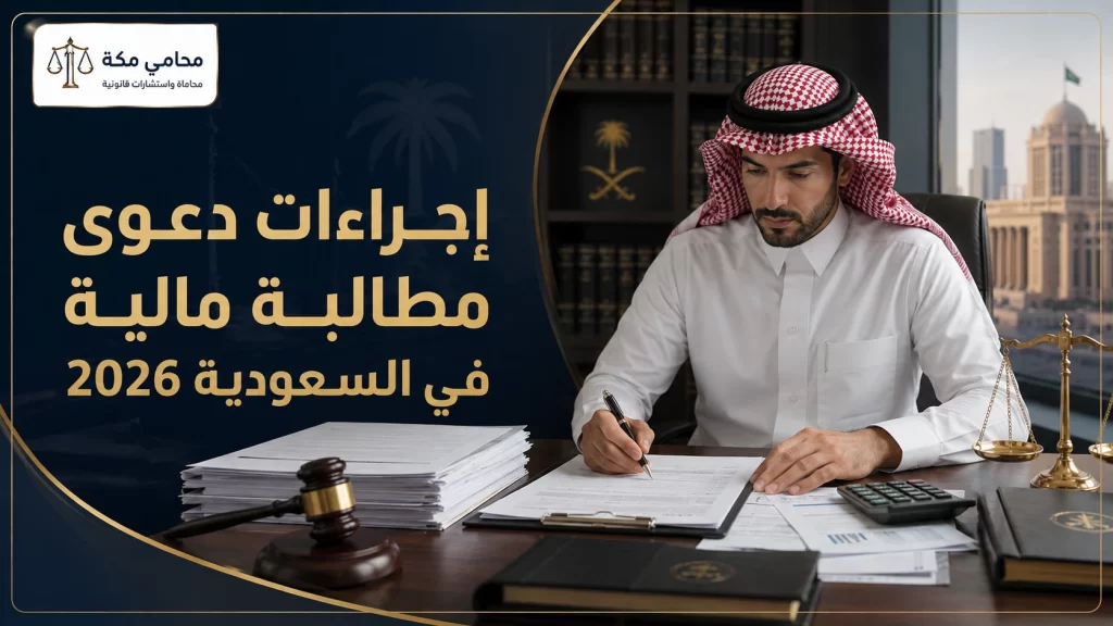 إجراءات دعوى مطالبة مالية في السعودية 2026