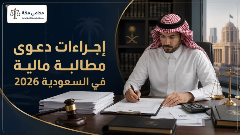 إجراءات دعوى مطالبة مالية في السعودية 2026