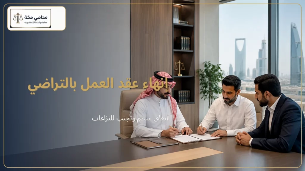 إنهاء عقد العمل بالتراضي