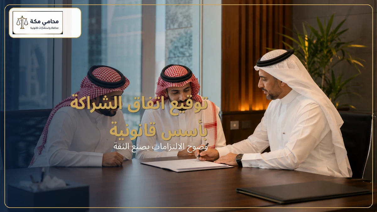 توقيع اتفاق الشراكة بأسس قانونية