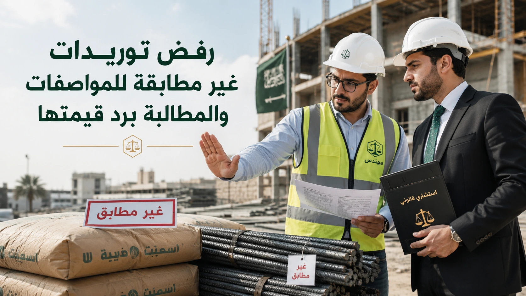 رفض توريدات غير مطابقة للمواصفات والمطالبة برد قيمتها