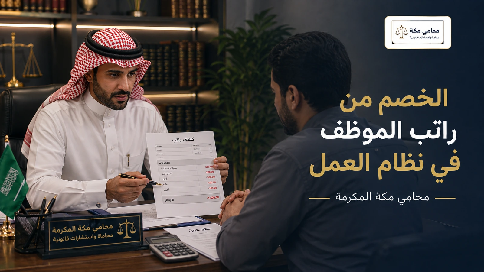 استشارة قانونية حول الخصم من الراتب