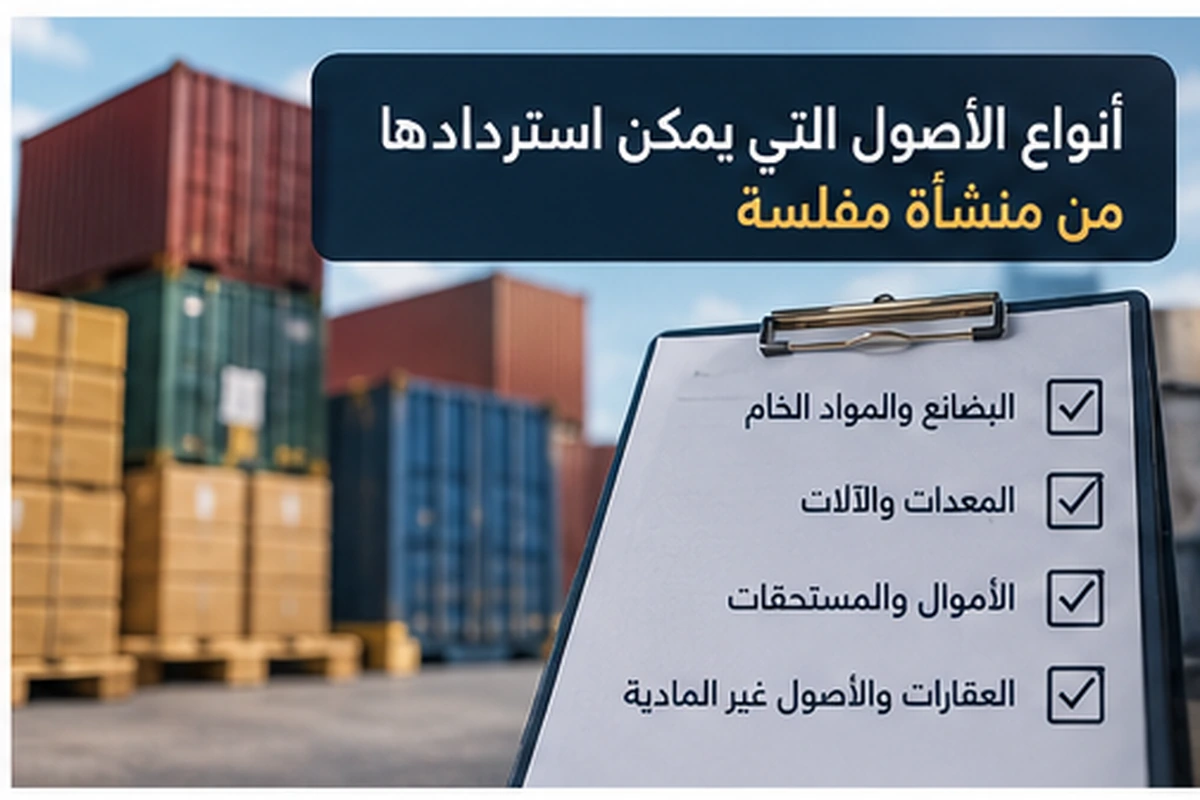 استرداد أصول مملوكة للغير موجودة لدى منشأة مفلسة