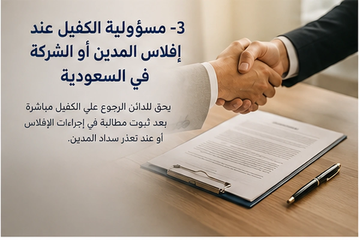 الكفالة والضمان العيني في الدين نفسه