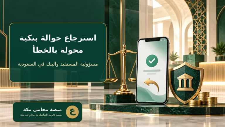 استرجاع حوالة بنكية محولة بالخطأ في السعودية