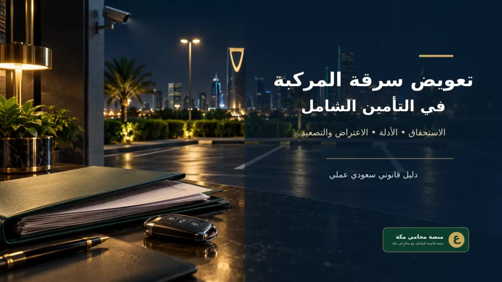 تعويض سرقة المركبة في التأمين الشامل بالسعودية