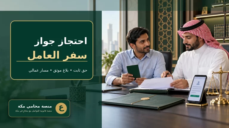 عامل يسترد جواز سفره بمساعدة مستشار قانوني في السعودية